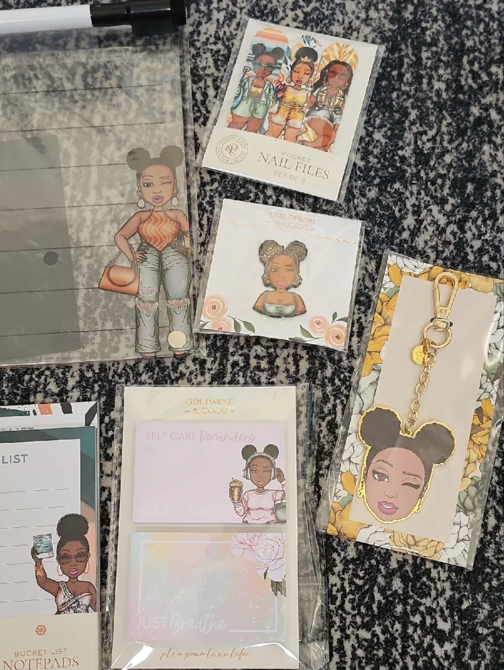 NWT Home Office Planner Set — Peyton Goldmine & Coco